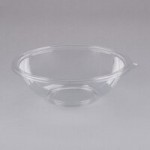Fineline 5080-FL Super Bowl 64/80 oz. Clear Flat Lid - 25/Case