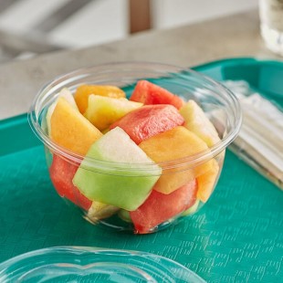 World Centric 16 oz. Compostable Clear PLA Plastic Deli Bowl - 450/Case