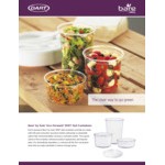 Bare by Solo 8 oz. Clear Deli Container - 500/Case