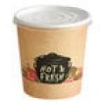 Choice 16 oz. Medley Double Poly-Coated Paper Soup / Hot Food Cup with Vented Plastic Lid - 250/Case Choice 16 oz. Medley Double Poly-Coated Paper Soup / Hot Food Cup with Vented Plastic Lid - 250/Case