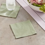 Choice Sage 2-Ply Beverage / Cocktail Napkin - 1,000/Case Choice Sage 2-Ply Beverage / Cocktail Napkin - 1,000/Case