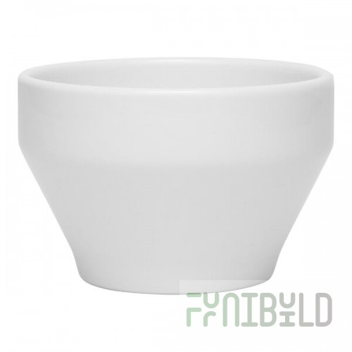 Libbey Ares 8.5 oz. White Porcelain Bouillon Bowl - Sample