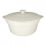 RAK Porcelain Chef's Fusion 11 oz. Sand White Porcelain Frying Pan - 6/Case