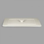 RAK Porcelain Chef's Fusion 11 oz. Sand White Porcelain Frying Pan - 6/Case