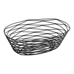 TableCraft BK17410 Artisan Oval Black Wire Basket - 10 TableCraft BK17410 Artisan Oval Black Wire Basket - 10