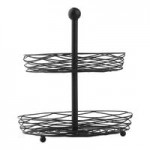 TableCraft BK17410 Artisan Oval Black Wire Basket - 10 TableCraft BK17410 Artisan Oval Black Wire Basket - 10