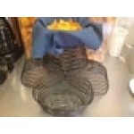 TableCraft BK17410 Artisan Oval Black Wire Basket - 10 TableCraft BK17410 Artisan Oval Black Wire Basket - 10