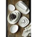 Luzerne Stage by Oneida 1880 Hospitality L5750000950 1.75 oz. Warm White Porcelain Sauce Dish - 72/Case
