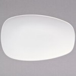 Luzerne Stage by Oneida 1880 Hospitality L5750000950 1.75 oz. Warm White Porcelain Sauce Dish - 72/Case