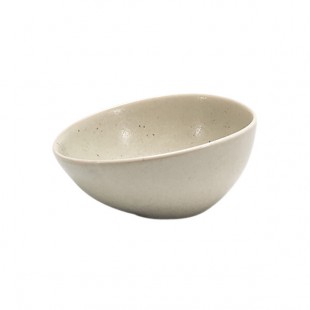 Front of the House Kiln 1.5 oz. Mushroom Porcelain Ramekin - 12/Case