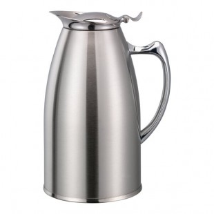 Service Ideas 33.8 oz. Satin Finish Stainless Steel Foam-Insulated Pitcher with Lid WP1SA Service Ideas 33.8 oz. Satin Finish Stainless Steel Foam-Insulated Pitcher with Lid WP1SA