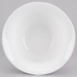 TableCraft CW3130W 3.25 Qt. White Cast Aluminum Tulip Salad Bowl