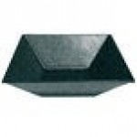 G.E.T. Enterprises BSD16J Bugambilia 13.5 Qt. Classic Textured Finish Jade Granite Resin-Coated Aluminum XL Deep Square Bowl