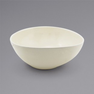 Front of the House Kiln 60 oz. Vanilla Bean Oval Tall Porcelain Bowl - 2/Case