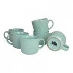 10 Strawberry Street Double Line 36 oz. Round Seafoam Stoneware Dinner Bowl - 2/Case 10 Strawberry Street Double Line 36 oz. Round Seafoam Stoneware Dinner Bowl - 2/Case