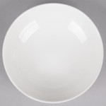 Reserve by Libbey 987659384 Silk 33 oz. Round Royal Rideau White Porcelain Coupe Bowl - 12/Case