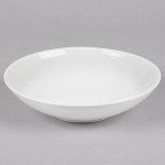 Reserve by Libbey 987659384 Silk 33 oz. Round Royal Rideau White Porcelain Coupe Bowl - 12/Case
