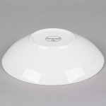 Reserve by Libbey 987659384 Silk 33 oz. Round Royal Rideau White Porcelain Coupe Bowl - 12/Case