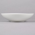 Reserve by Libbey 987659384 Silk 33 oz. Round Royal Rideau White Porcelain Coupe Bowl - 12/Case