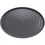 GET Roca Glazed 24 oz. Gray Melamine Low Street Bowl - 12/Case