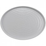 GET Roca Glazed 24 oz. Gray Melamine Low Street Bowl - 12/Case