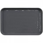 GET Roca Glazed 24 oz. Gray Melamine Low Street Bowl - 12/Case