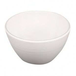 Elite Global Solutions Maya 15 oz. Cream Reactive Glaze Round Melamine Bowl - 6/Case Elite Global Solutions Maya 15 oz. Cream Reactive Glaze Round Melamine Bowl - 6/Case