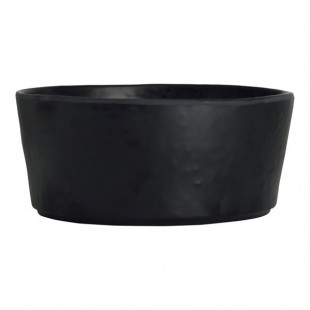 Creations Cali from Steelite International 17.5 oz. Black Melamine Round Bowl - 12/Pack Creations Cali from Steelite International 17.5 oz. Black Melamine Round Bowl - 12/Pack