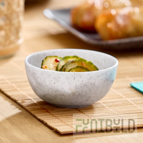Acopa Cavern 2 oz. Light Gray Round Melamine Ramekin - 24/Case