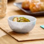 Acopa Cavern 2 oz. Light Gray Round Melamine Ramekin - 24/Case