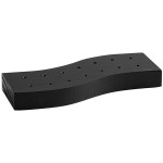 Acopa Mesa 14 Hole Black Wood Skewer / Cake Pop Holder