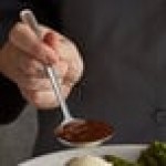 Vollrath 46941 1 oz. One-Piece 18/8 Stainless Steel Ladle