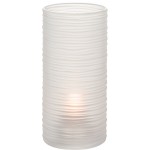 Hollowick 48025SC Typhoon Satin Glass Full-Size Clear Cylinder Lamp Hollowick 48025SC Typhoon Satin Glass Full-Size Clear Cylinder Lamp