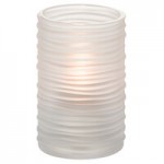 Hollowick 48025SC Typhoon Satin Glass Full-Size Clear Cylinder Lamp Hollowick 48025SC Typhoon Satin Glass Full-Size Clear Cylinder Lamp