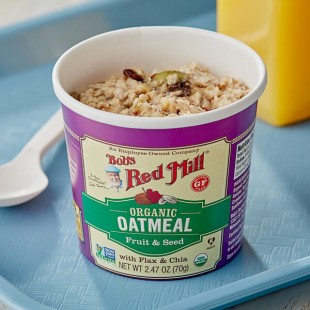 Bob's Red Mill Fruit and Seed Gluten-Free Organic Single Serving Oatmeal Cup - 12/Case Bob's Red Mill Fruit and Seed Gluten-Free Organic Single Serving Oatmeal Cup - 12/Case