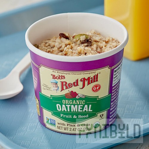 Bob's Red Mill Fruit and Seed Gluten-Free Organic Single Serving Oatmeal Cup - 12/Case