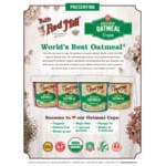 Bob's Red Mill Fruit and Seed Gluten-Free Organic Single Serving Oatmeal Cup - 12/Case