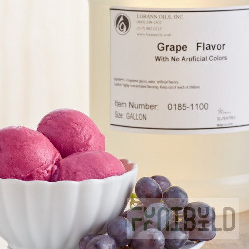 LorAnn Oils No Color Added Grape Super Strength Flavor 1 Gallon