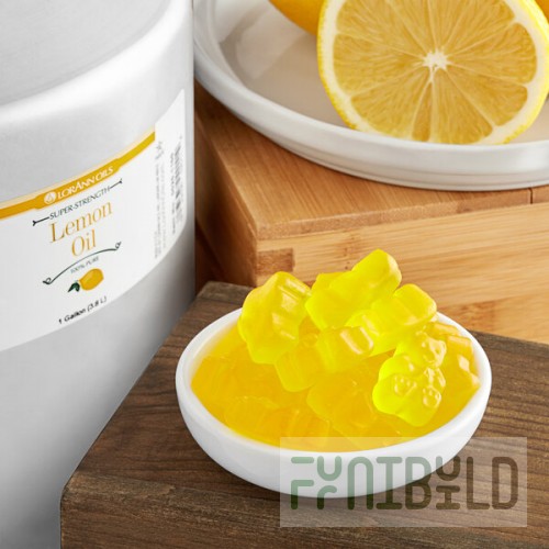 LorAnn Oils All-Natural Lemon Super Strength Flavor 1 Gallon