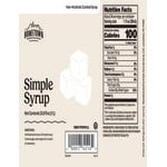 Hometown Provisions Cane Sugar Simple Syrup 1 Liter - 6/Case