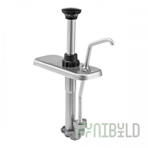Server Stainless Steel Fountainette 1 oz. Pump with Lid for Slim 1.5 Qt. Fountain Jar