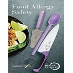 Mercer Culinary M31093PU Half Size Allergen-Free Purple Silicone Baking Mat - 11 7/8