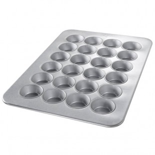 Chicago Metallic 45645 24 Cup 5 oz. Glazed Aluminized Steel Jumbo Muffin Pan - 17 7/8