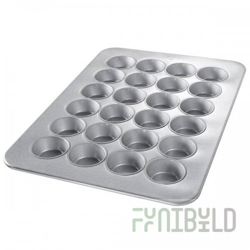 Chicago Metallic 45645 24 Cup 5 oz. Glazed Aluminized Steel Jumbo Muffin Pan - 17 7/8