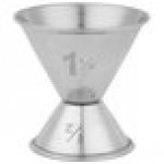 American Metalcraft J214 0.5 oz. & 1.25 oz. Stainless Steel Jigger