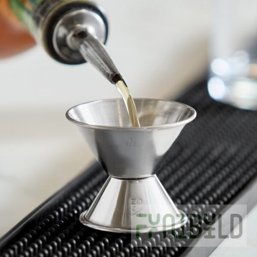 Acopa 0.5 oz. & 1 oz. Stainless Steel Classic Jigger