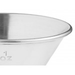 Acopa 0.5 oz. & 1 oz. Stainless Steel Classic Jigger Acopa 0.5 oz. & 1 oz. Stainless Steel Classic Jigger