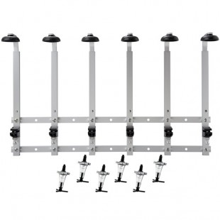 Precision Pours WM 7/8 oz MO Rack & Pour 0.875 oz. Wall Mount 6 Bottle Measured Liquor Pourer and Rack System Precision Pours WM 7/8 oz MO Rack & Pour 0.875 oz. Wall Mount 6 Bottle Measured Liquor Pourer and Rack System