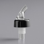 Franmara Clear Free Pour Fast Pourer with Black Collar 8236 BU - 12/Pack Franmara Clear Free Pour Fast Pourer with Black Collar 8236 BU - 12/Pack