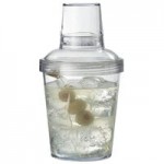 GET SH-175-1-CL Cheers 17.5 oz. Clear Customizable SAN Plastic 3-Piece Cobbler Cocktail Shaker GET SH-175-1-CL Cheers 17.5 oz. Clear Customizable SAN Plastic 3-Piece Cobbler Cocktail Shaker